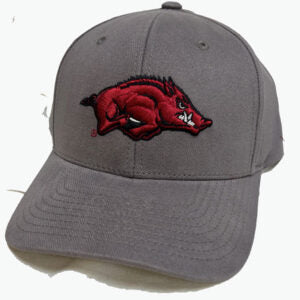 Arkansas Razorbacks Cap Gray Fabric
