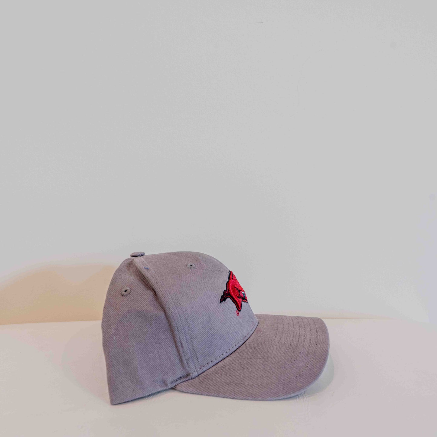 Arkansas Razorbacks Cap Gray Fabric