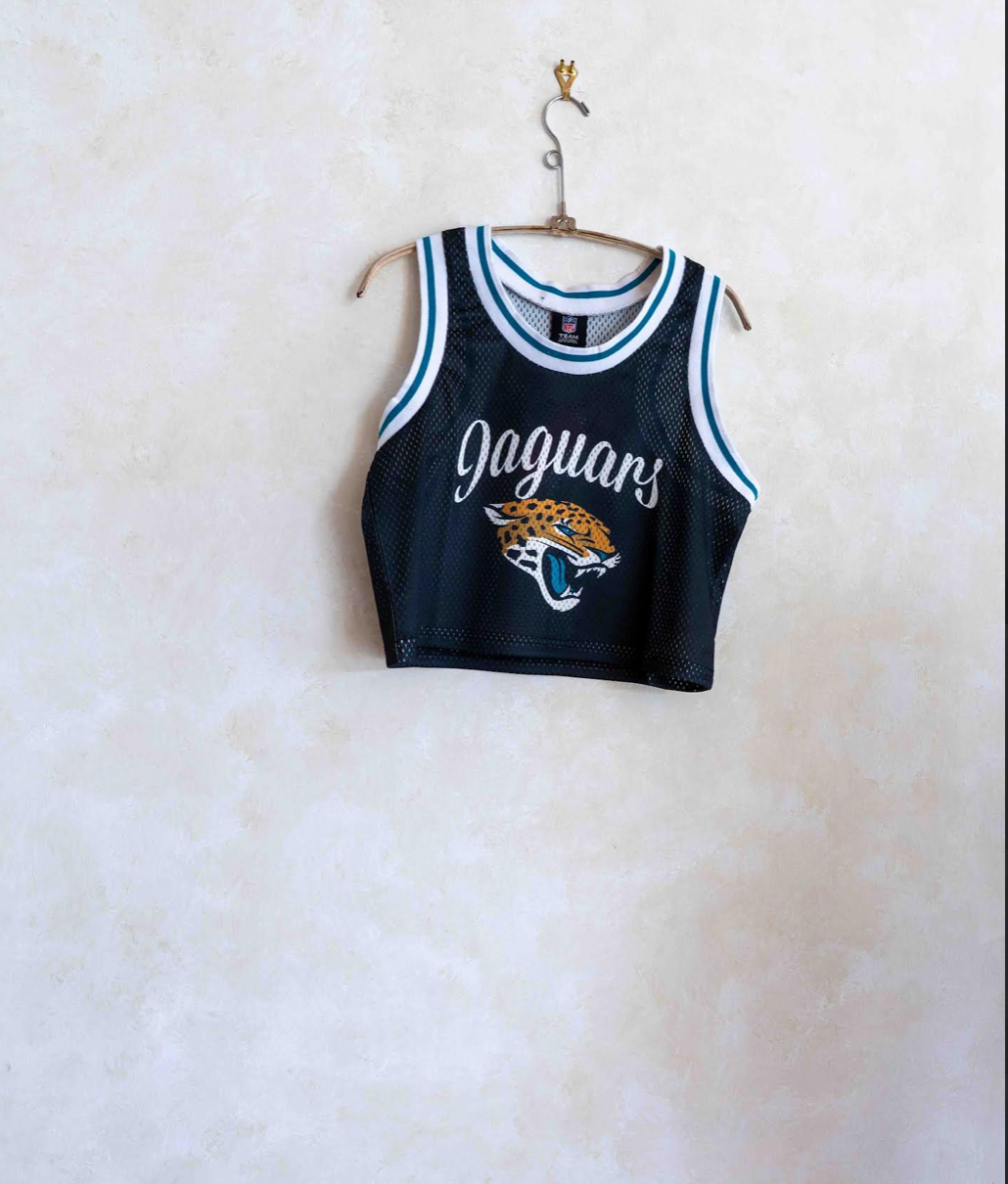 Jacksonville Jaguars Top Mesh Crop Top