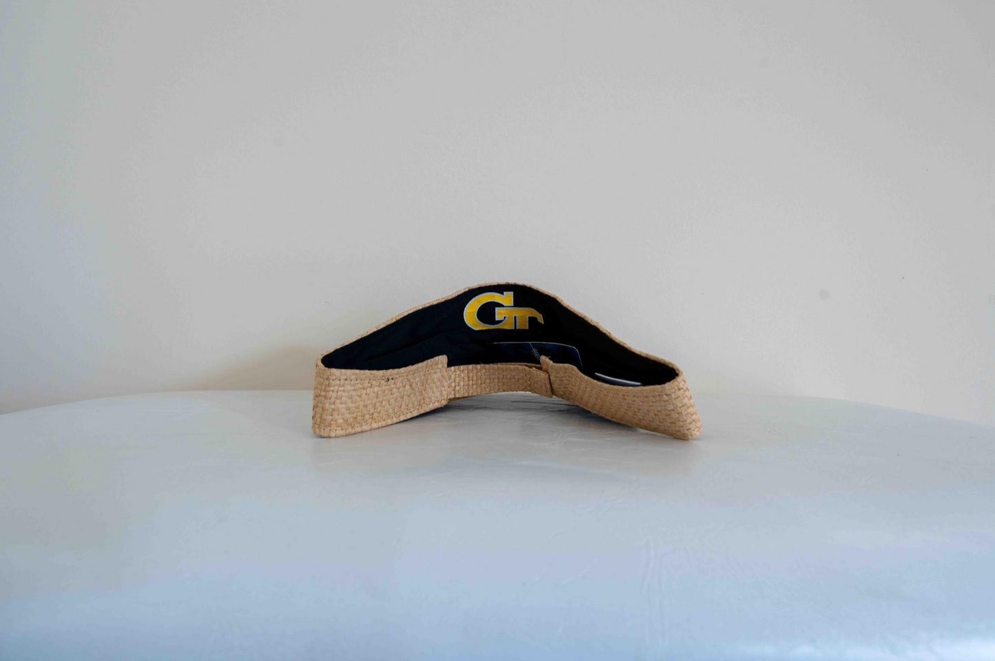 Georgia Tech Straw Visor