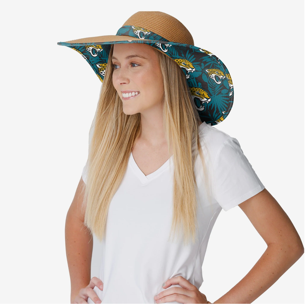 Jacksonville Jaguars Womans Straw Hat