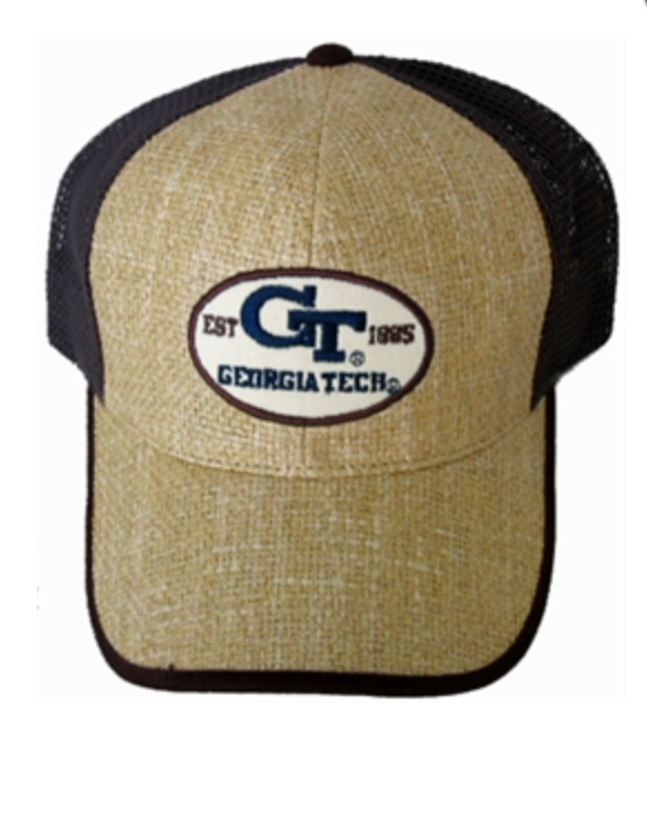 Georgia Tech Straw Hat