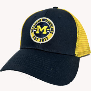 Michigan Wolverines Cap- Navy /Gold Mesh Back