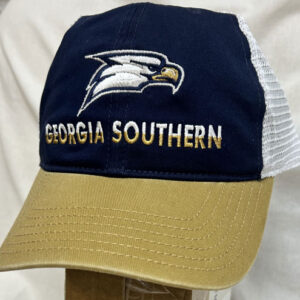 Georgia Southern Eagles Tricolor Cap- Navy,Tan,and Mesh