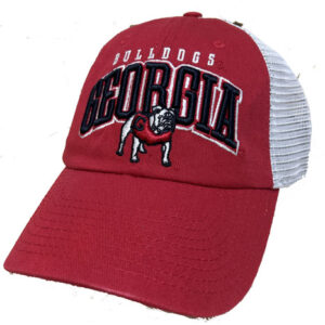 Georgia Bulldogs Red Mesh Cap