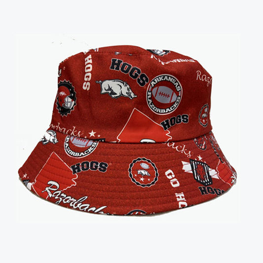 Arkansas Hogs Bucket Hat
