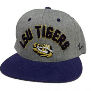LSU Tigers Gray & Purple Cap