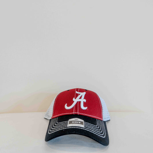 Alabama Crimson Tide Mesh Cap Black Front