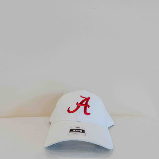 Alabama Crimson “A” Whiteout Cap