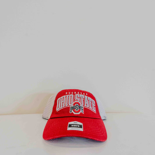 Ohio State Buckeyes Red Mesh Adjustable Cap