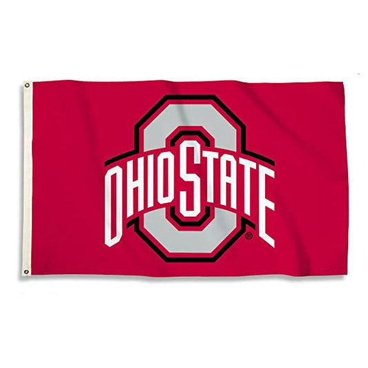 Ohio State Buckeyes Flag – 3′ x 5′ House Flag